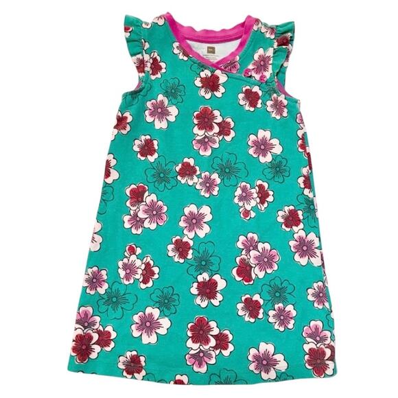 Tea Collection Plum Blossom Mini Dress Size 2 - Picture 1 of 5
